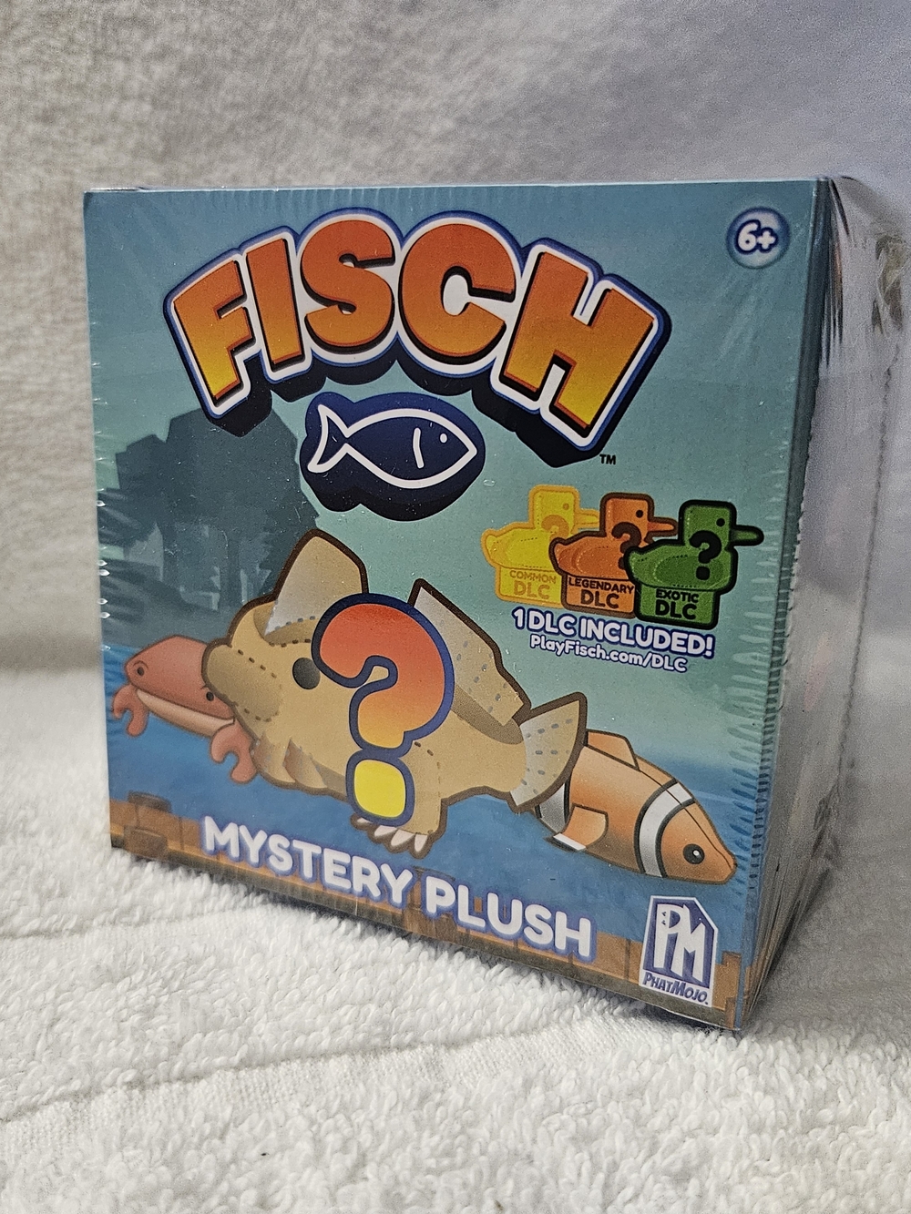Fisch Mystery Plush - Boxed Mystery Blind Box & 1 DLC Included 4x4 Inch